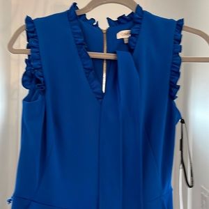 Calvin Klein sleeveless jumpsuit royal blue size 2 nwt